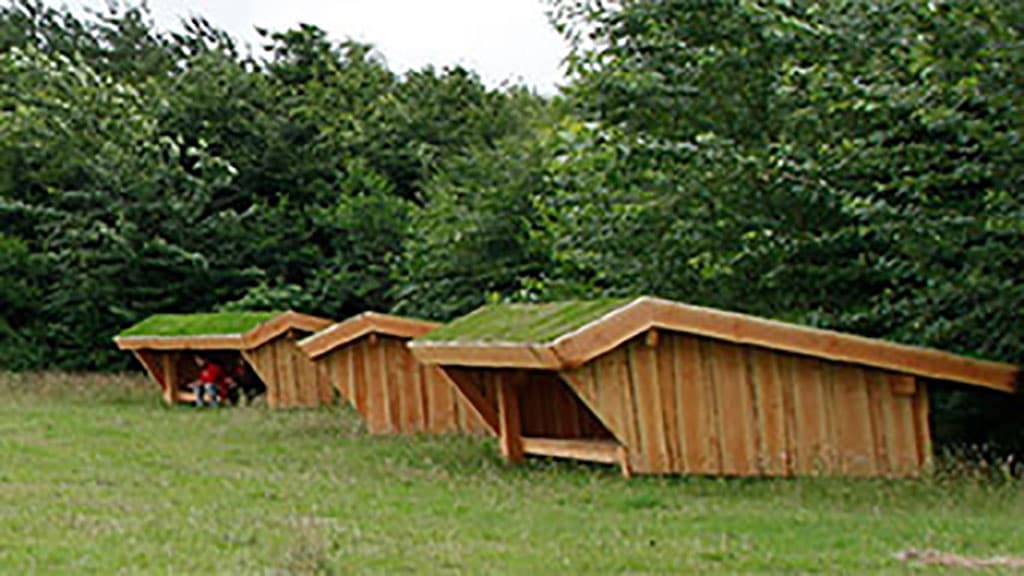 Shelters i Vorbasse - Shelterpanorama