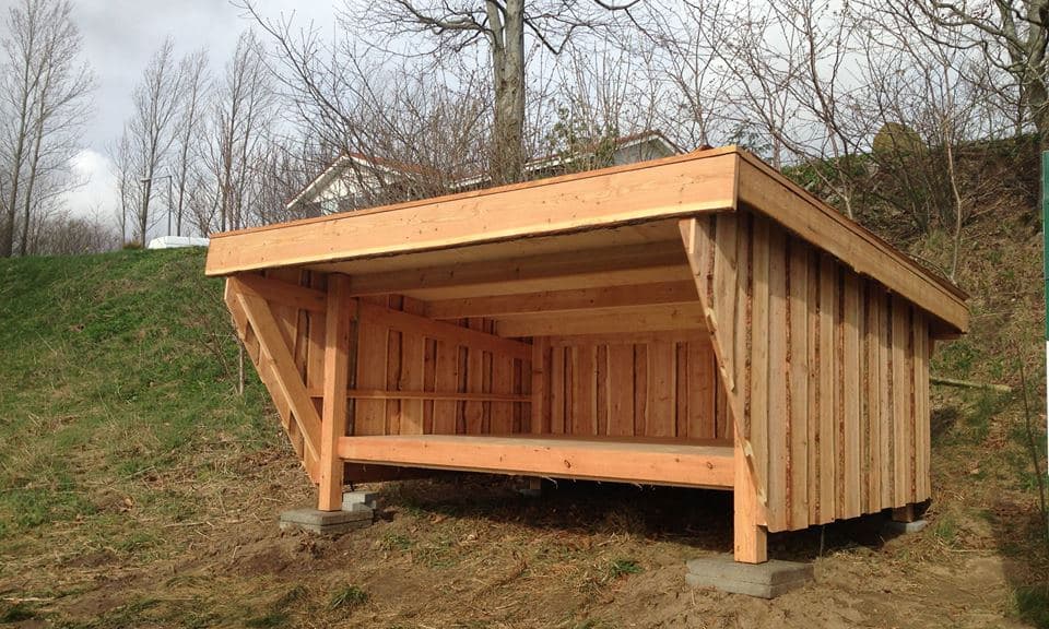 Shelters ved Klokkerholm Møllesø