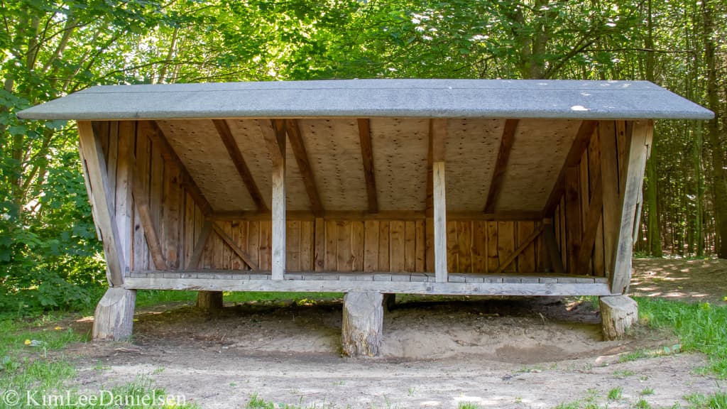 Shelter ved Bergs Plads - tæt på Haderslev Dyrehave