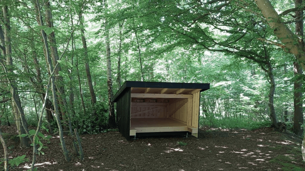 mini shelter Bergs plads