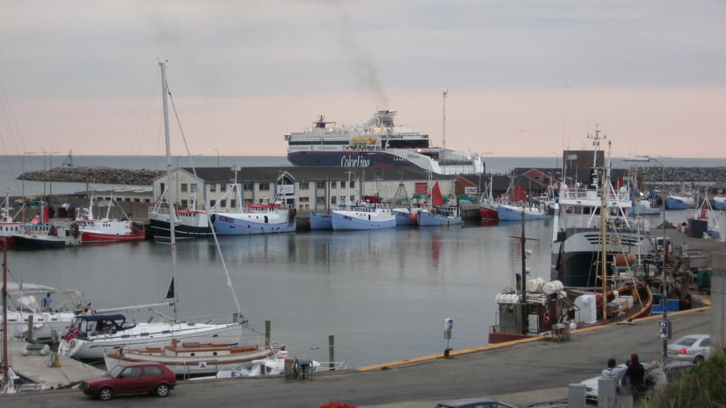 Der Hafen von Hirtshals