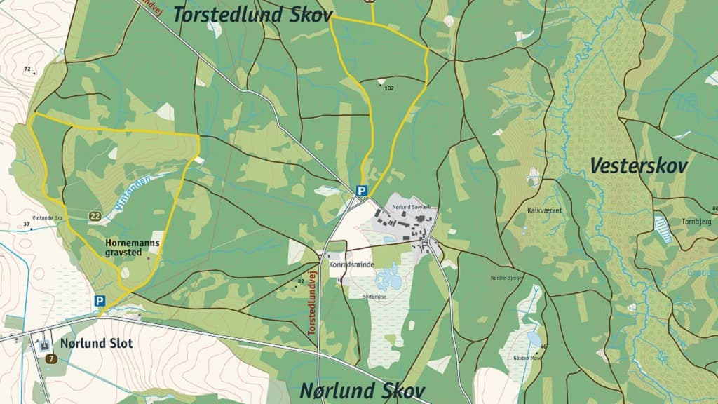 Nørlund og Torstedlund Skove - vandring