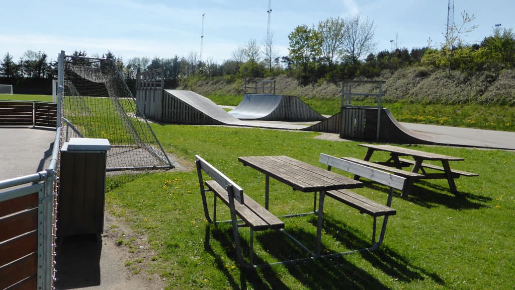 Shelters på Katbakken i Øster Hornum