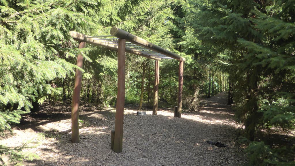 Shelters på Katbakken i Øster Hornum