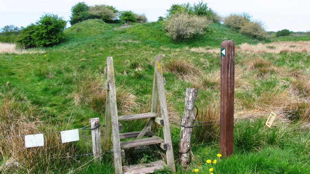 Egholm Slotsruin (Die Schlossruine bei Egholm)