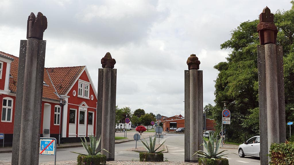 4 søjler byport - Sæby