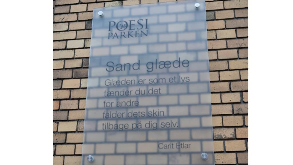 Der Poesiepark in Frederikshavn
