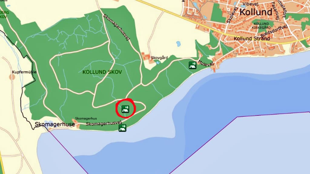 Kollund Skov - Teltplads