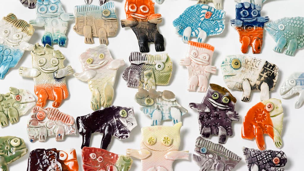 Keramikbrocher fra Galleri Randi Platz, Vejen