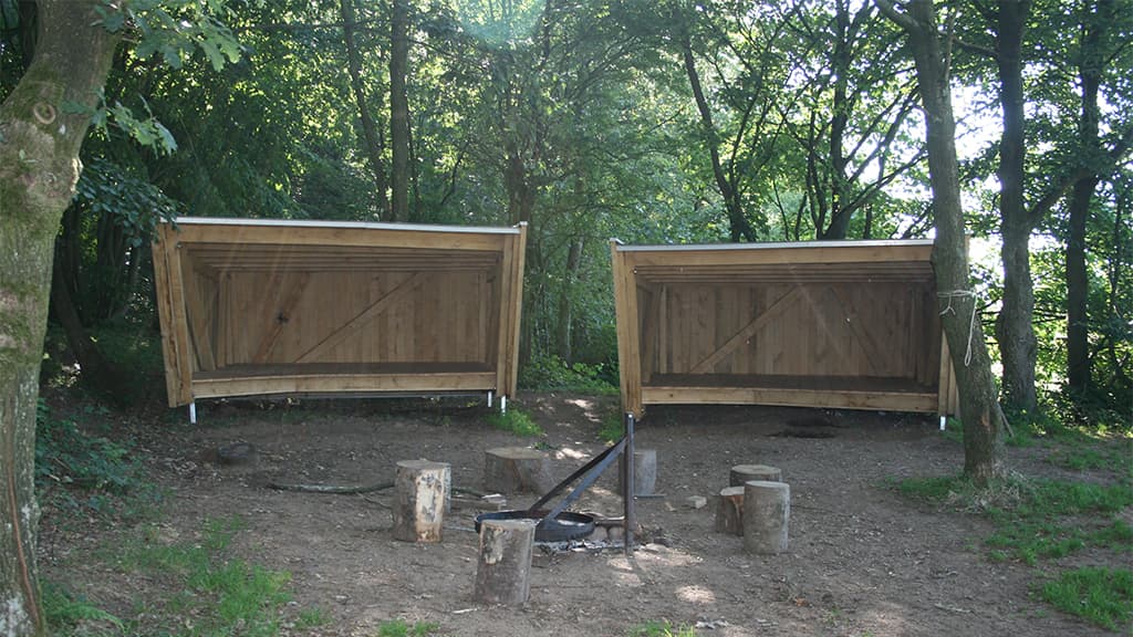 Shelterplads ved Kongeåstien