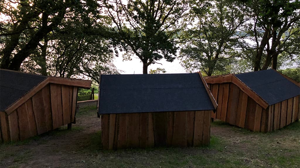 Udsigt fra Shelter Frejas Gård, Jels