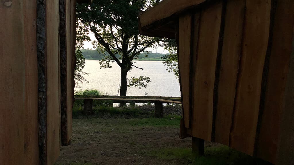 Udsigt fra Shelter Frejas Gård, Jels