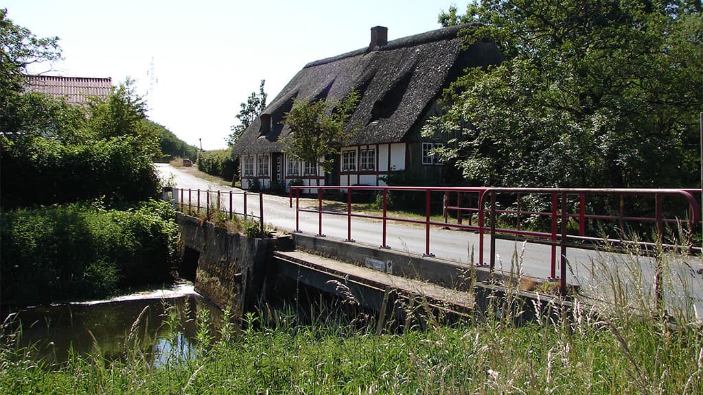 Knagmøllen ved Kongeåen syd for Vejen