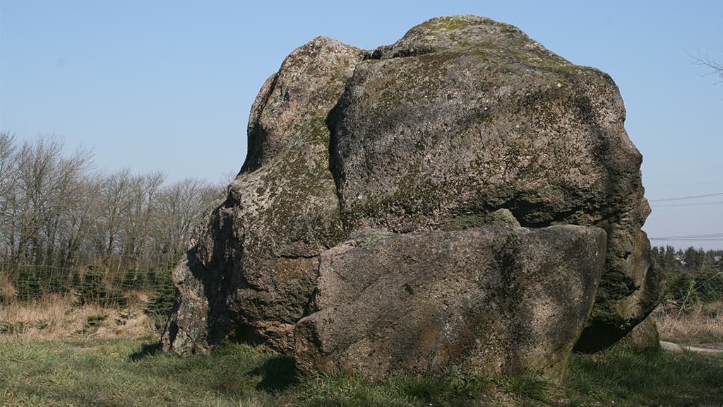 Hamborggårdstenen nord for Bække