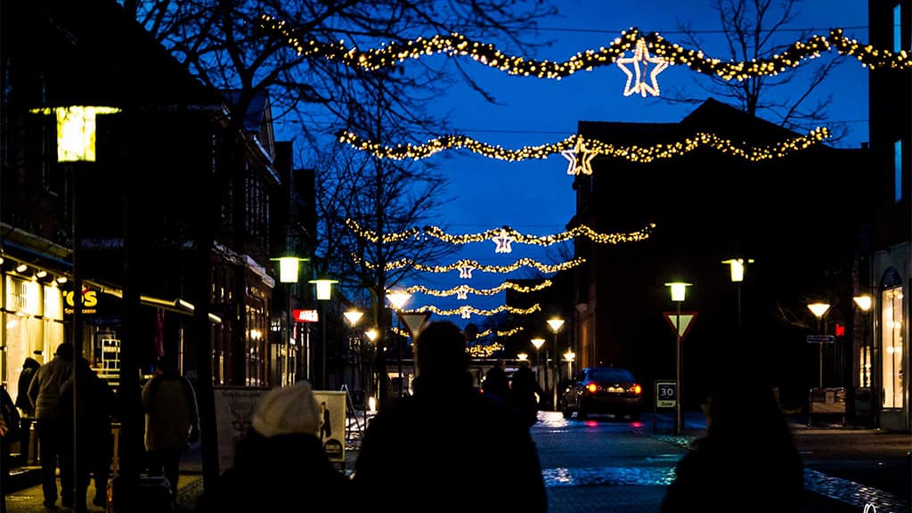 Jul i Vejen - julebelysning