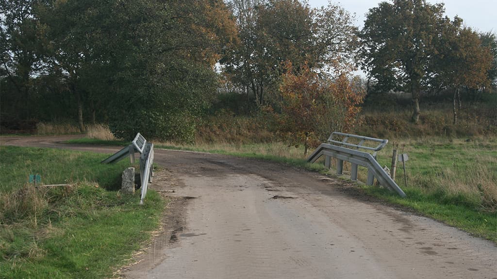 Broen over Jels Å ved Mojbøl