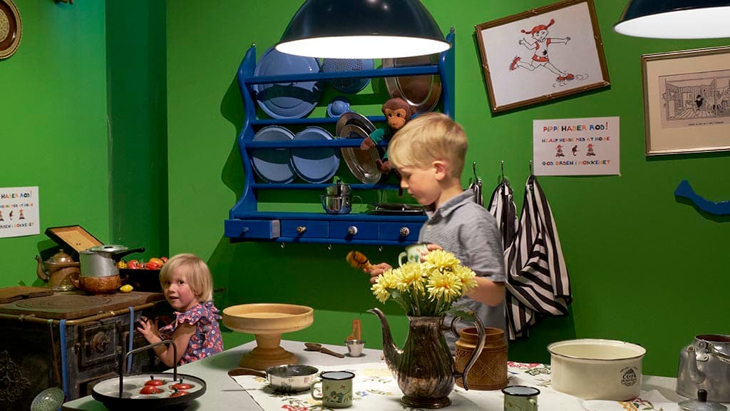 Pippi Langstrømpe legerummet på Vejen Kunstmuseum