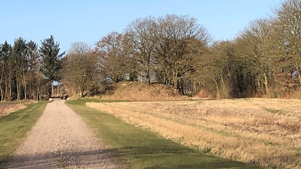 Gravhøj ved Askov - tæt på Hærvejen