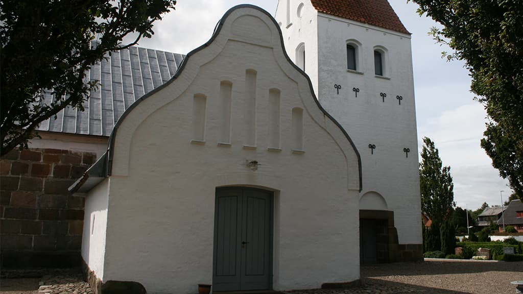 Bække Kirke - bygningsdetalje