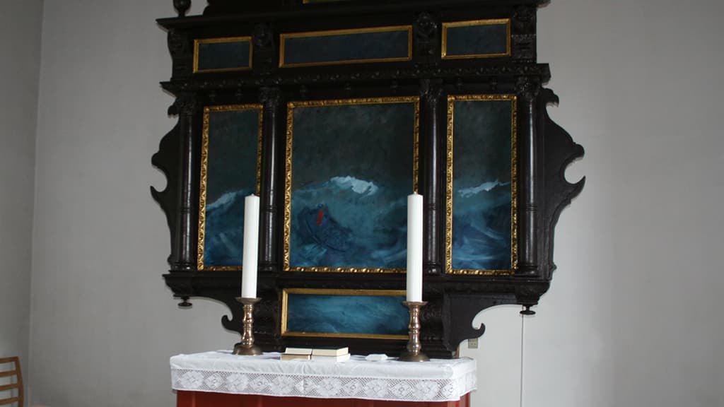 Havsten-Mikkelsen Altertavle, Folding Kirke