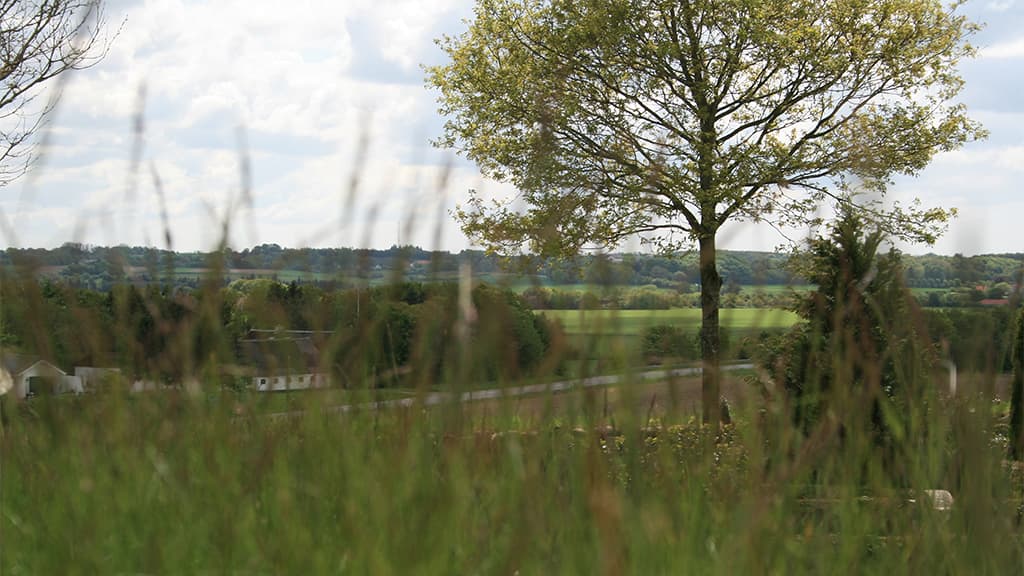 Udsigt over Kongeådalen fra Folding Kirke