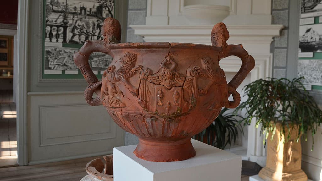 En af havekrukkerne fundet på Museet Sønderskov