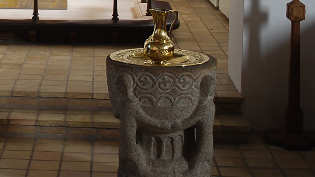 Skodborg Kirkes døbefont