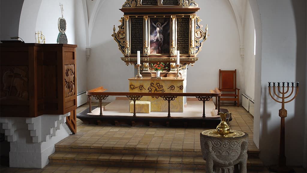 Skodborg Kirke - altertavle