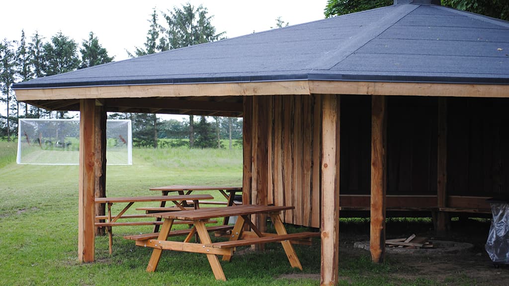 Bålhytte ved Vejen Fodboldgolf