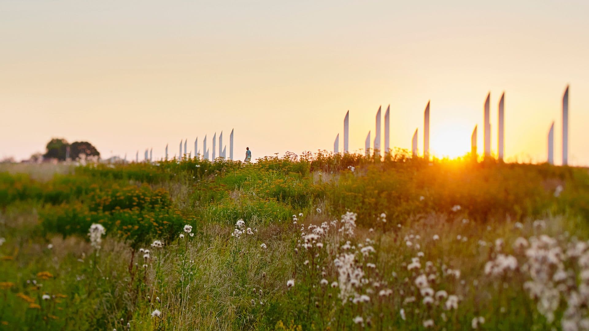 Jelling-monumenterne - palisaderne i Jelling