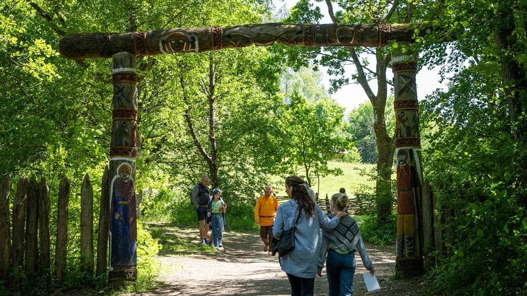 Indgangsportalen til Vingsted jernalder