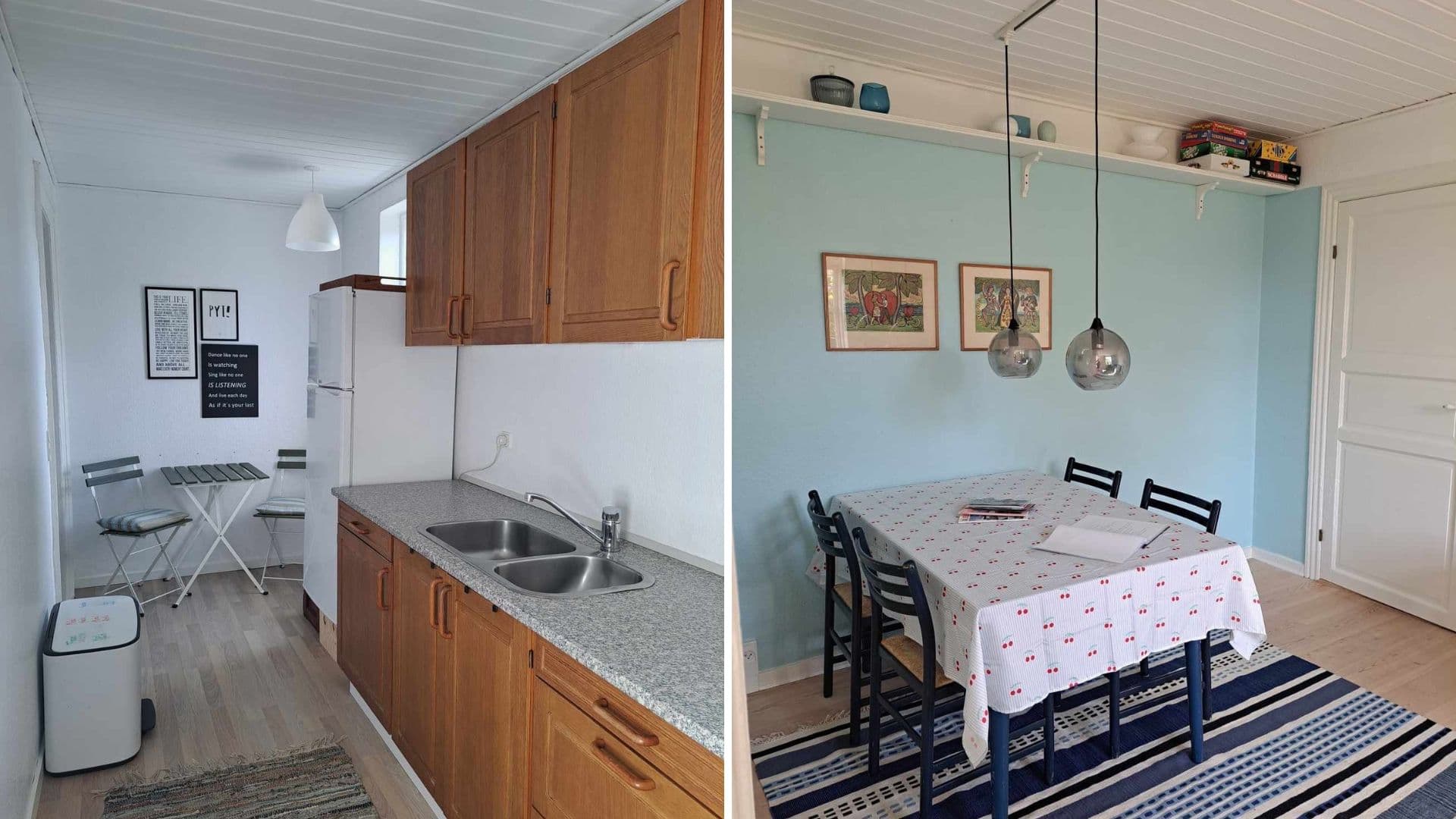 Harresø Bed & Breakfast - køkken og spisestue