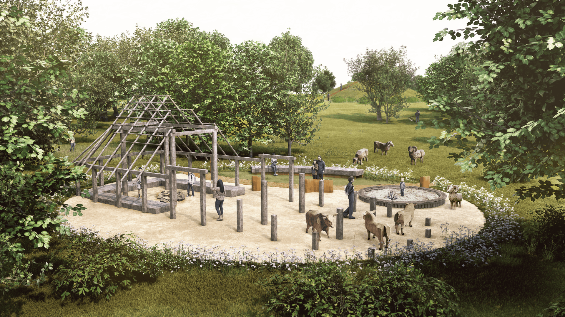 Legeplads ved Egtvedpigens Verden