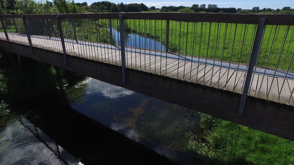 Flussangeln - Simested Å (Flüsschen)