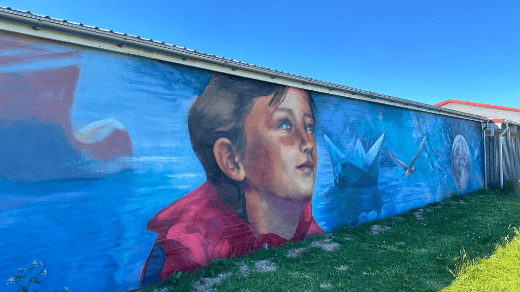 Vægmaleri ved Rundetårn Løgstør