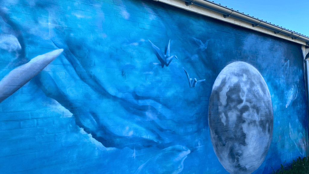 Vægmaleri ved Rundetårn Løgstør