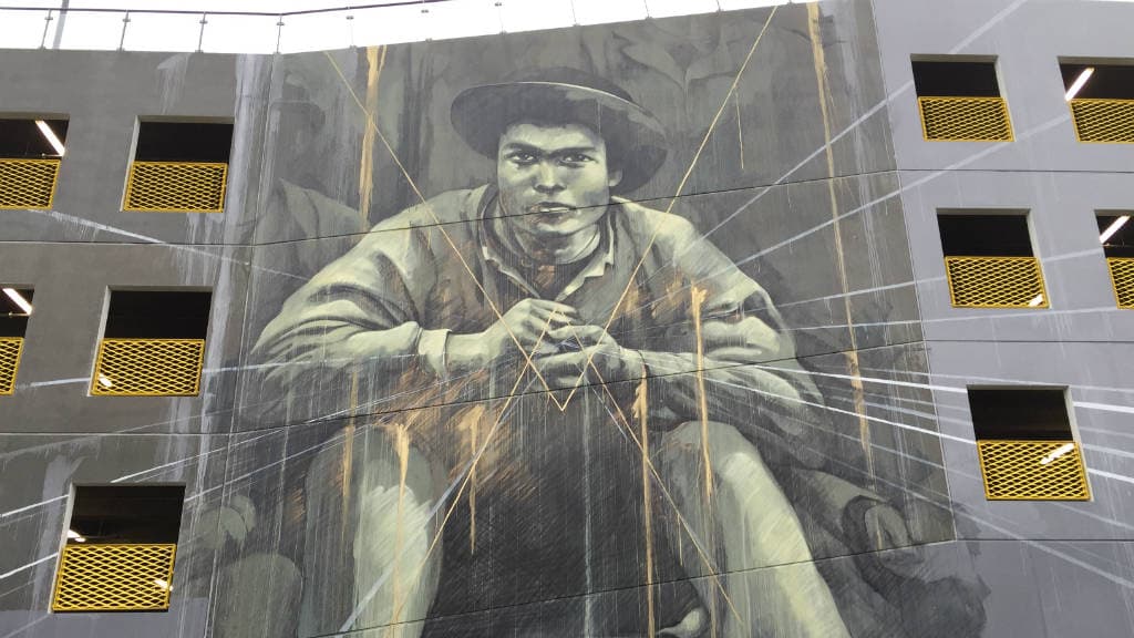 Street art "Out in the Open" - Faith47 - Kielersvej 11