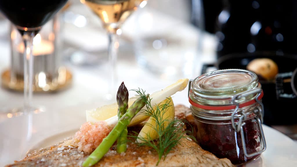 Billede af en af retterne