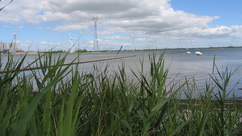 Udsigt over Hesteskoen Badestrand