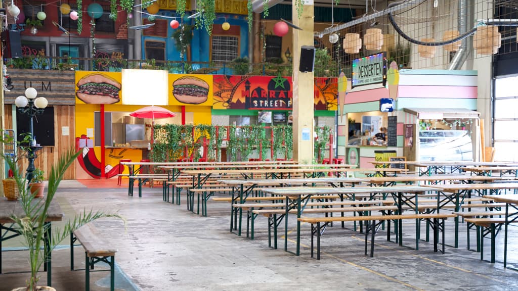 Streetfood siddepladser