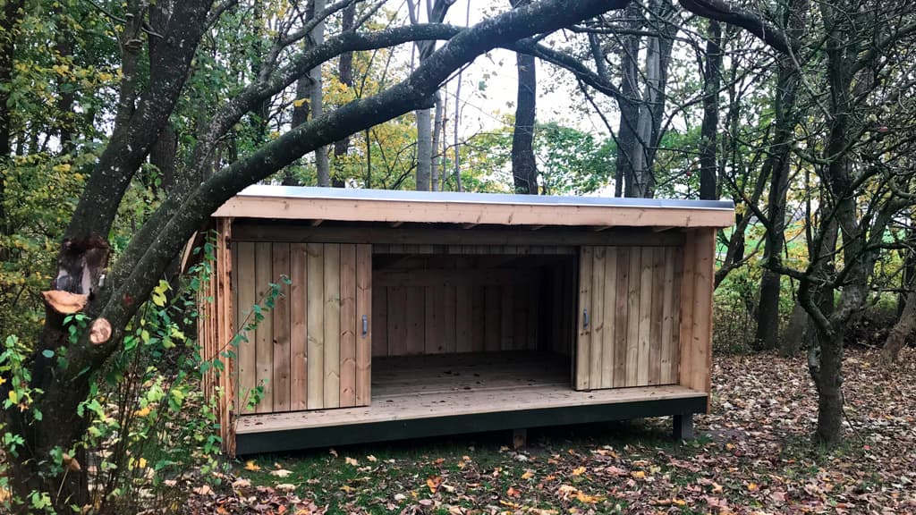 Shelterplads nær Øster Hornum