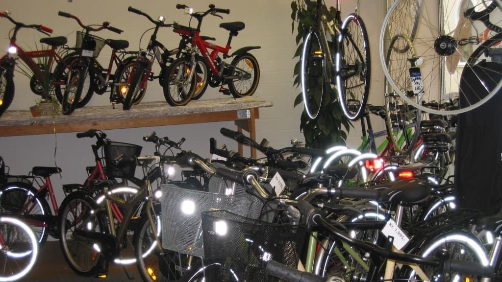 Cykelforretning ved Hjallerup