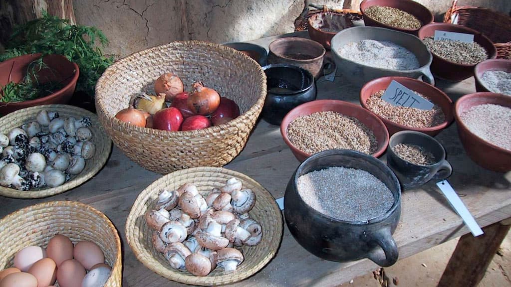 Mad på Hvolris Jernalder