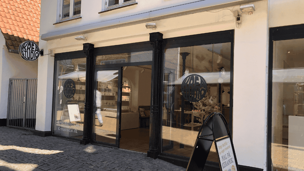 KreaStudio på gågaden i Aabenraa