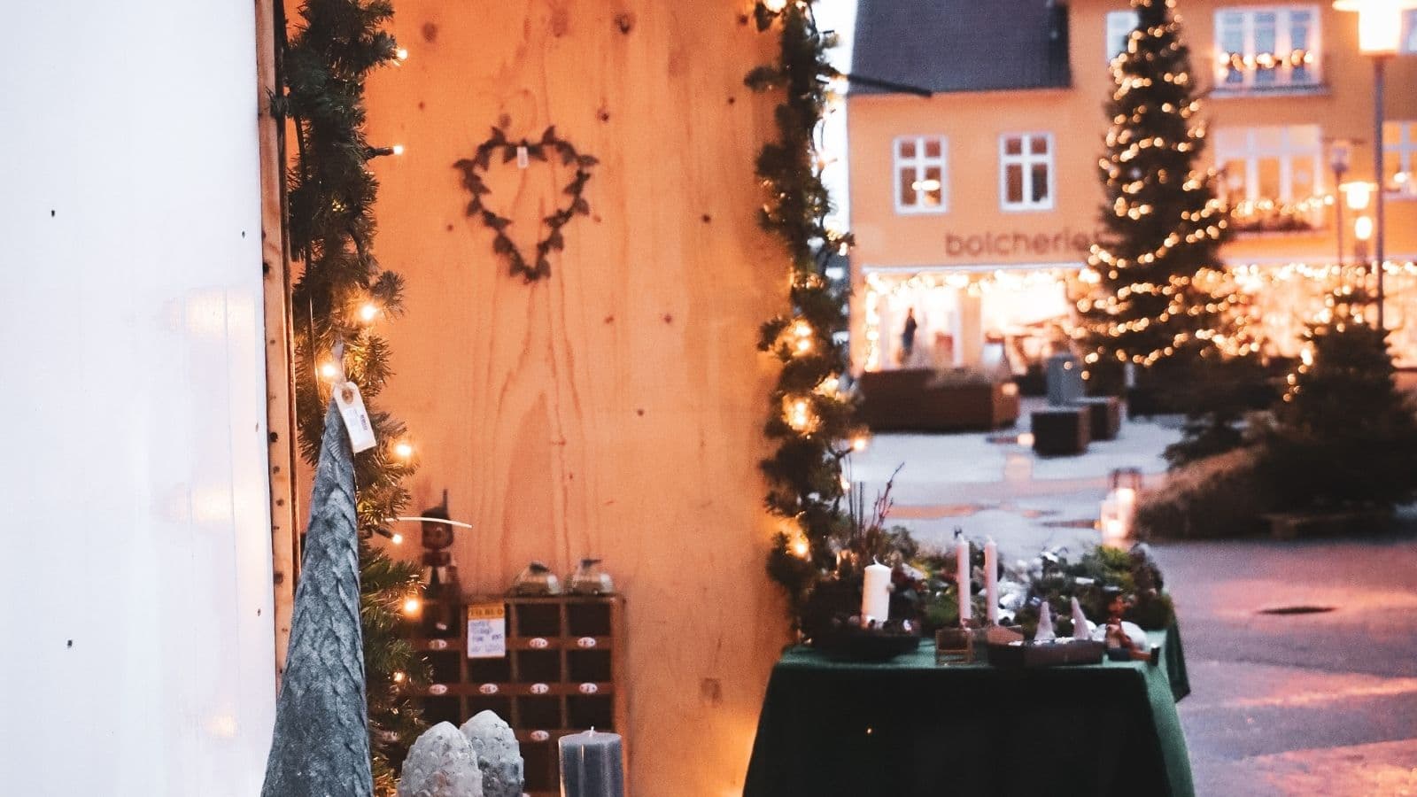 Badehuse på Torvet julemarked