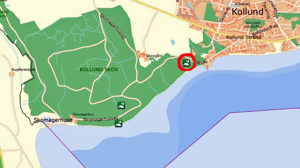 Kollund Skov - Shelterplads