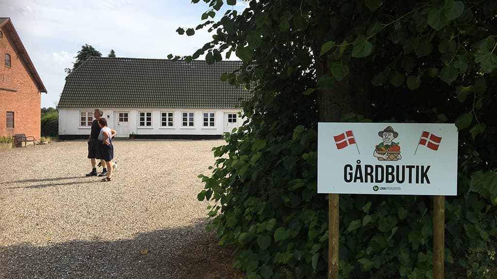 Gårdbutik i Skodborg