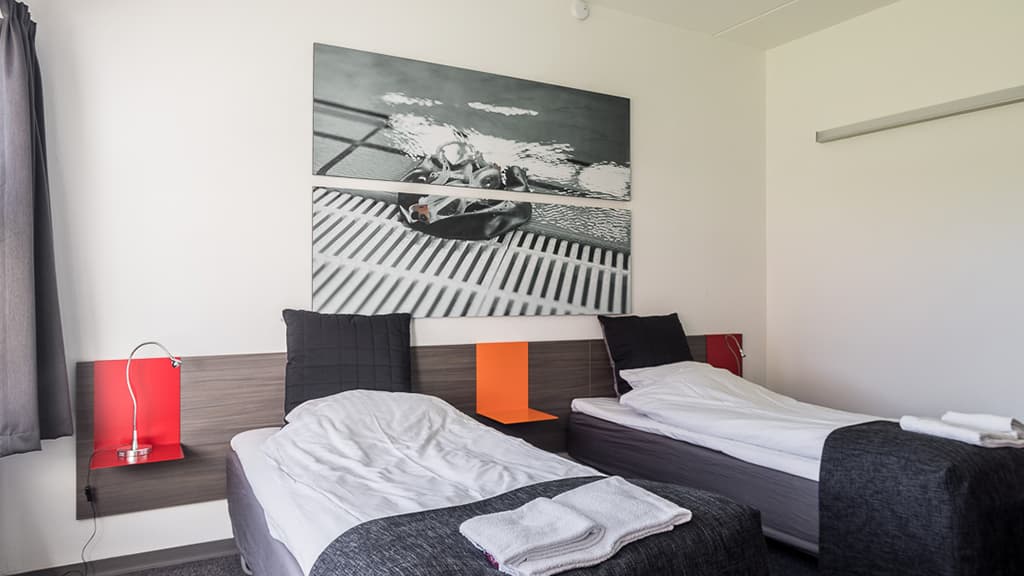 Sportscenter Danmark, værelse