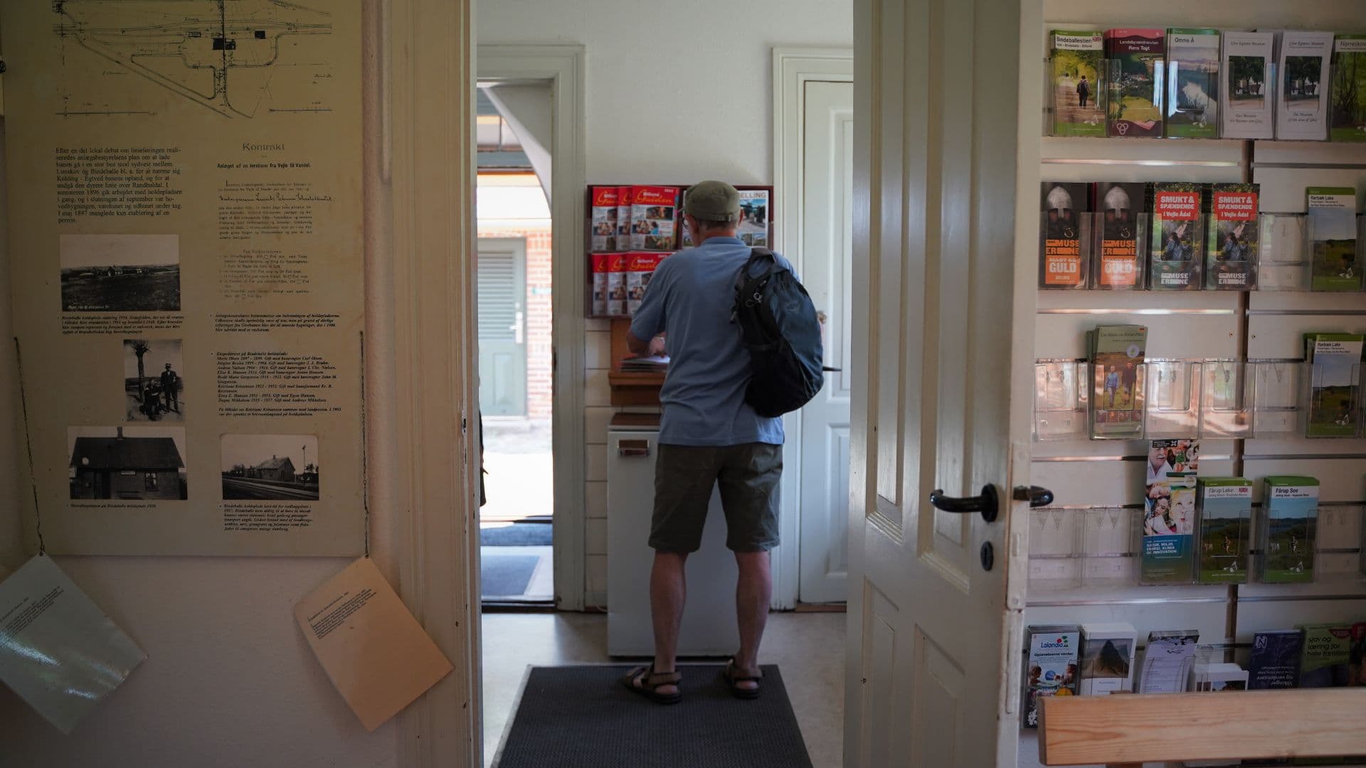 Bindeballe Station museum indefra