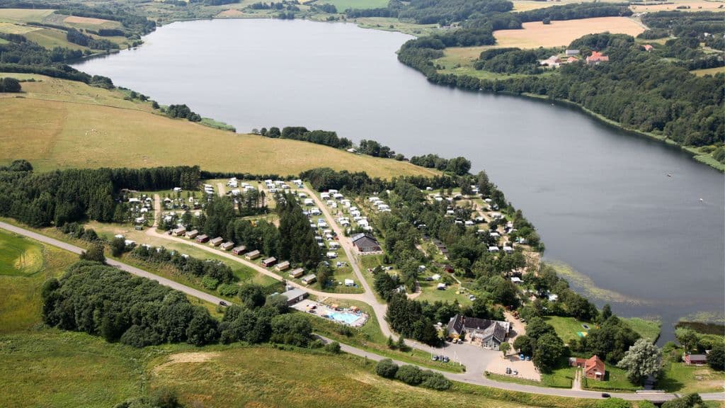 Fårup Sø Camping - luftfoto